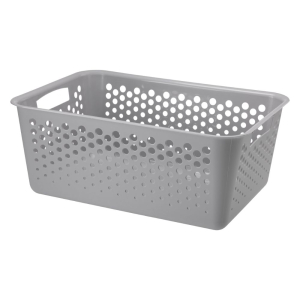 Koszyk RING 44x30cm szary